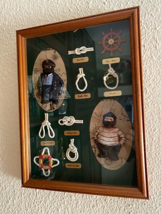 Cuadro Decorativo Náutico Nudos Marinos