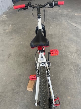 Bicicleta Decathlon MTB 24 Blanca como nueva