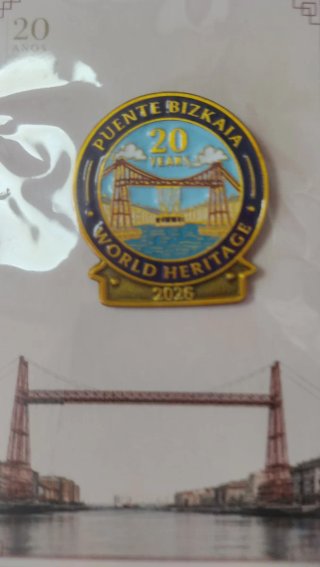Pin Puente Bizkaia Patrimonio Mundial 2026