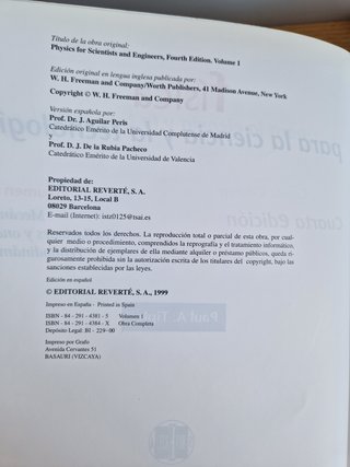 Física para la ciencia y la tecnología  Tipler