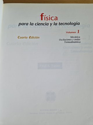 Física para la ciencia y la tecnología  Tipler