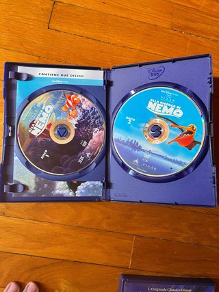 Lotto 4 DVD Disney: Peter Pan, Nemo, Pinocchio