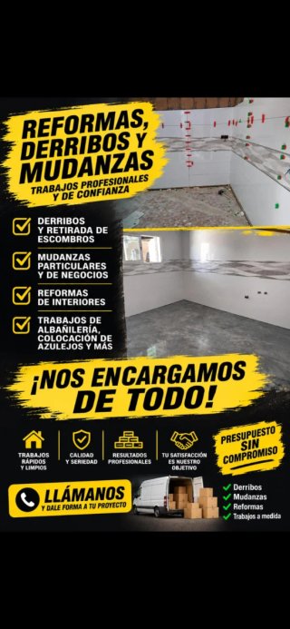 Reformas, Derribos y Mudanzas | Trabajo Profesiona