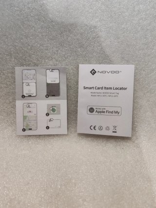 Localizzatore Smart Card NOVOO (Apple Dov'è)