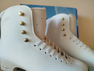 Botas de patinaje artístico blancas