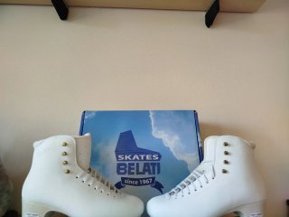Botas de patinaje artístico blancas