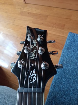 Harley Benton CST-24 Deluxe Black Flame