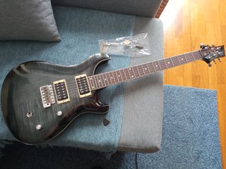 Harley Benton CST-24 Deluxe Black Flame