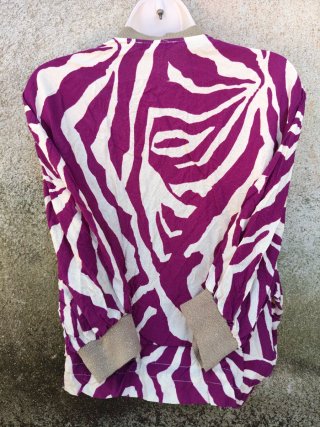 Chaqueta  Estampada Zebra Talla M/L verano/otoño