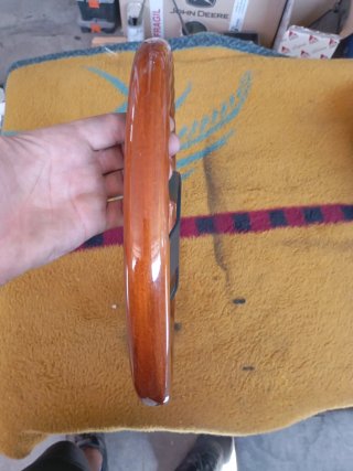 Volante madera coche clásico O.B.A.