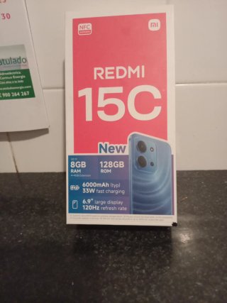 Redmi 15c Verde/Plata