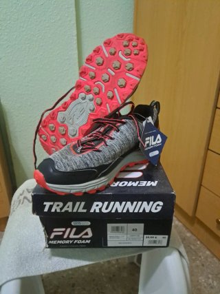 Zapatillas Fila Trail Running Memory Foam Talla 40