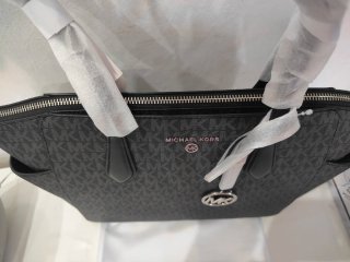 Borsa Michael Kors Shopper Nera/Grigia