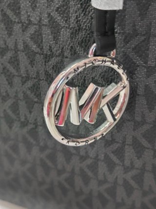 Borsa Michael Kors Shopper Nera/Grigia