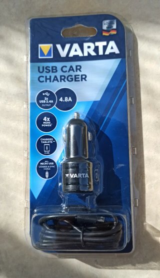Cargador Coche Varta USB 4.8A