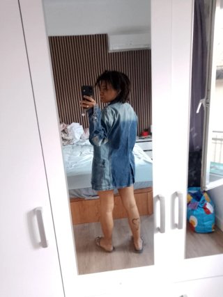 Chaqueta vaquera blazer azul