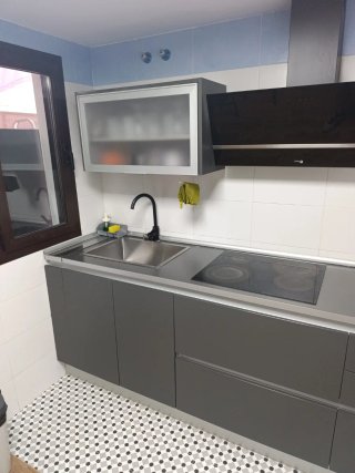 Muebles de cocina gris perfecto para casa campo