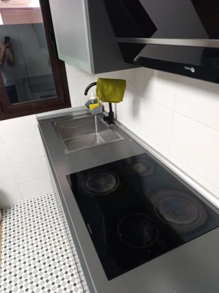 Muebles de cocina gris perfecto para casa campo