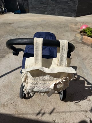 Carrito de gemelos para muñecos