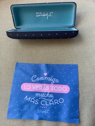 Fundas de gafas Mr. Wonderful sin estrenar
