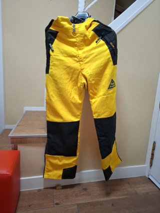 Pantalón esquí/snowboard amarillo y negro