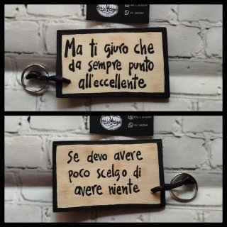 Portachiavi con frasi motivazionali
