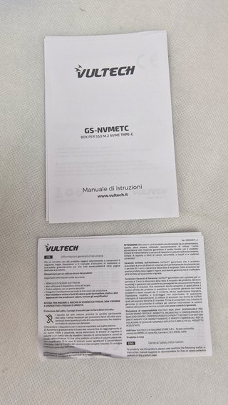 VulTech GS-NVMETC Caja Externa para SSD NVMe M.2