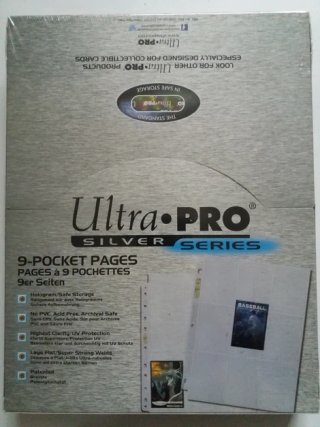 Ultra Pro Silver Series 9-Pocket Pages PRECINTADO