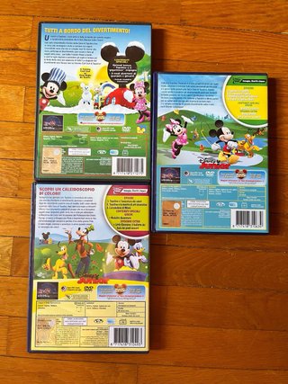 Lotto 3 DVD La Casa di Topolino Disney Jr