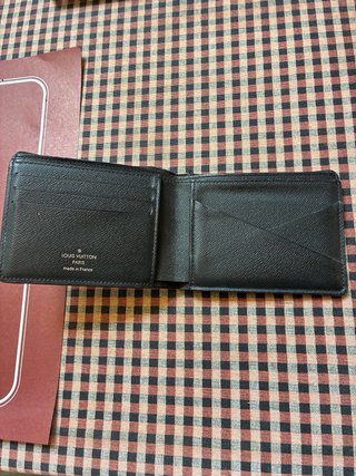 Cartera Louis Vuitton Monogram Negra/Gris