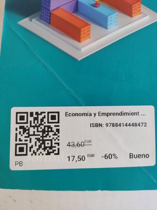 Economía y Emprendimiento 4ºESO - 9788414448472