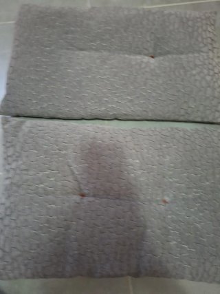 Cojines de sofá grises (4 unidades)