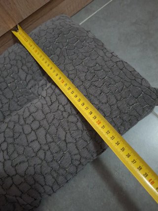 Cojines de sofá grises (4 unidades)