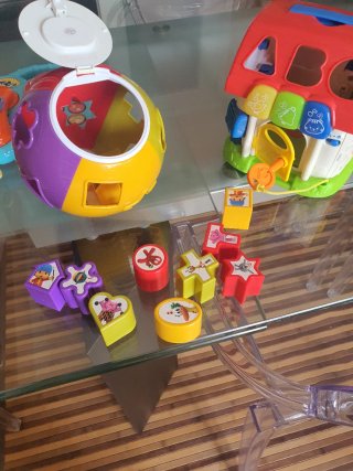 Lote Juguetes Bebé Casa Reloj