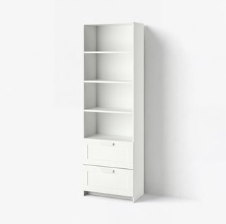 Librería Ikea Brimnes Negra