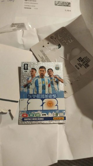 Card 630 Eternos Delantera Adrenalyn World Cup 26