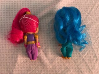 Alfombra Mágica Shimmer and Shine. Incluye muñecas