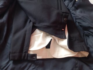 Traje de chaqueta azul marino hombre