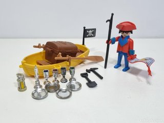Playmobil 3570 Pirata Barca Cofre Accesorios