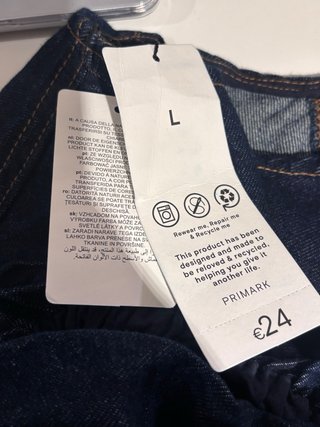 Vestito denim Primark nuovo con cartellino