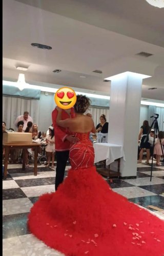 Vestido de Novia Rojo