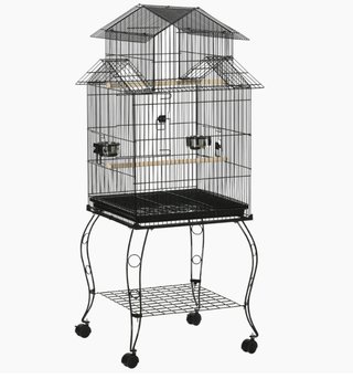 Jaula para Pájaros con Ruedas 50x49x137cm