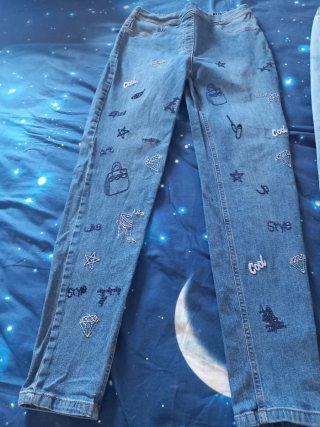 Leggings Donna con patch