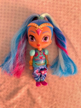 Muñecas Shimmer y Shine con mechas