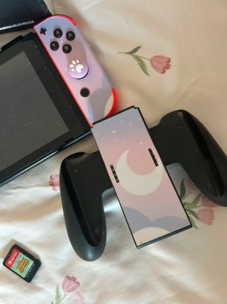 Nintendo Switch Personalizada Rosa y Morado