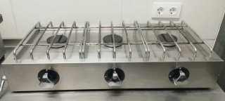 Cocina Gas Industrial 3 Fuegos