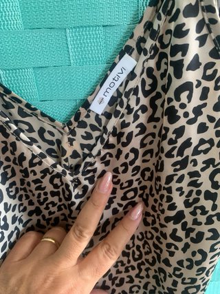 Tailleur abito donna fantasia leopardata