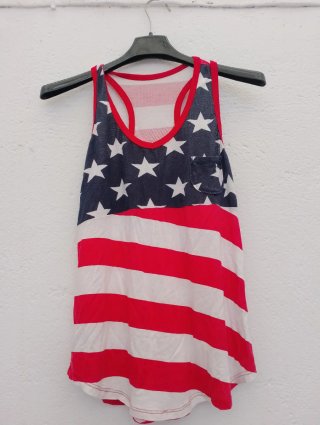 Camiseta sin mangas negra