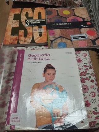 Libros texto usados | diferentes niveles y materia