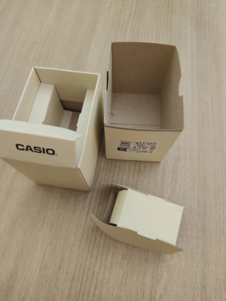 CAJA CARTON RELOJ CASIO